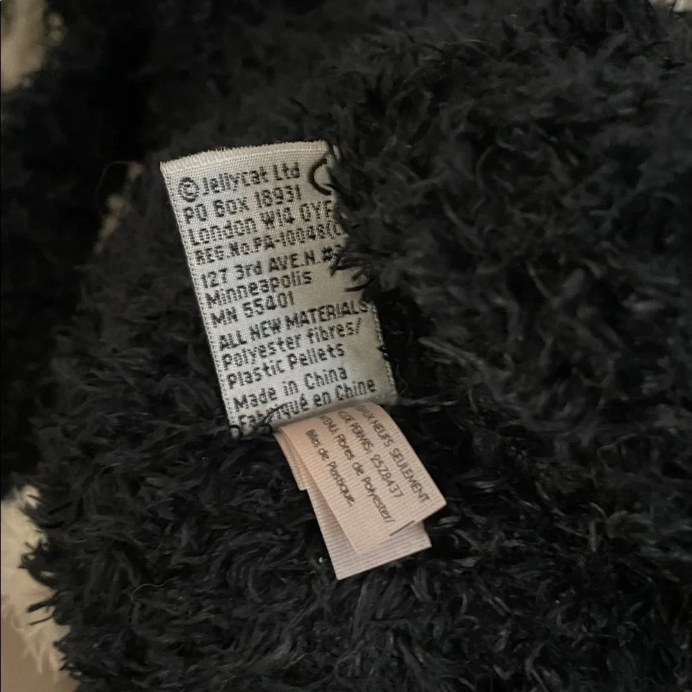 Jellycat Bunglie Kitten Cat Black and White Tuxedo 16" Rare and Retired - Picture 8 of 8